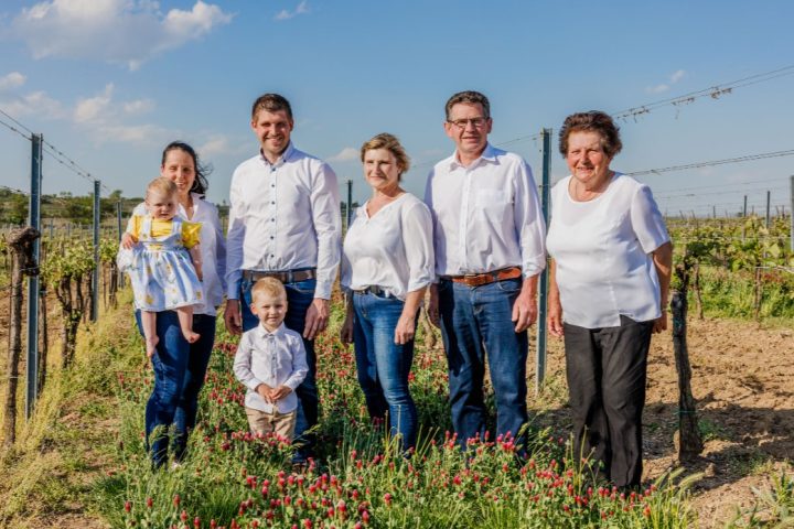 Ruttenstock family in vineyards